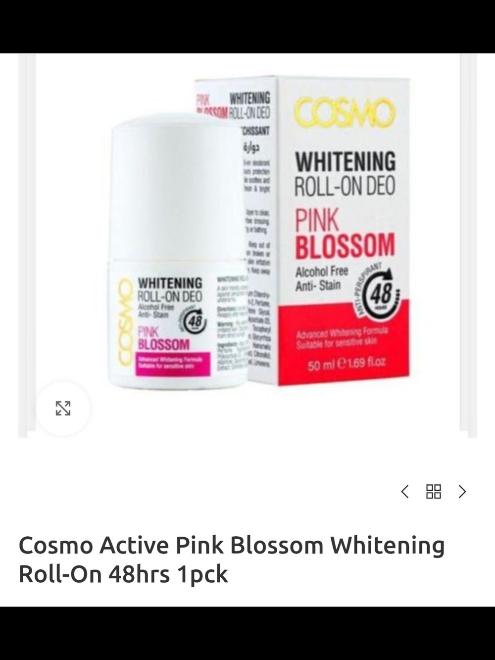 COSMO Whitening Roll-On Deo Pink Blossom